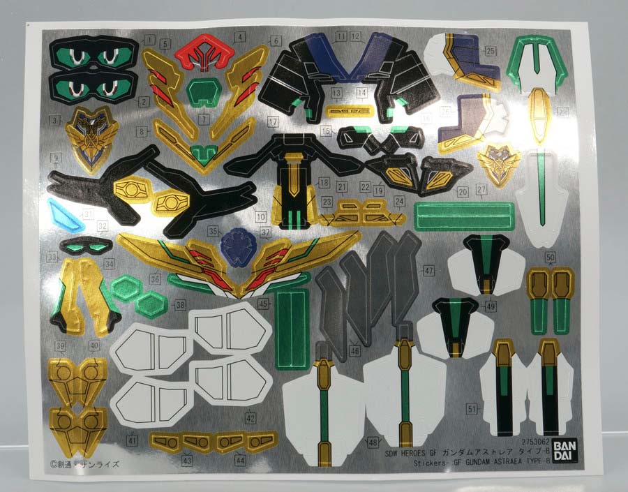 GFガンダムアストレア タイプ-Bのガンプラレビュー画像です