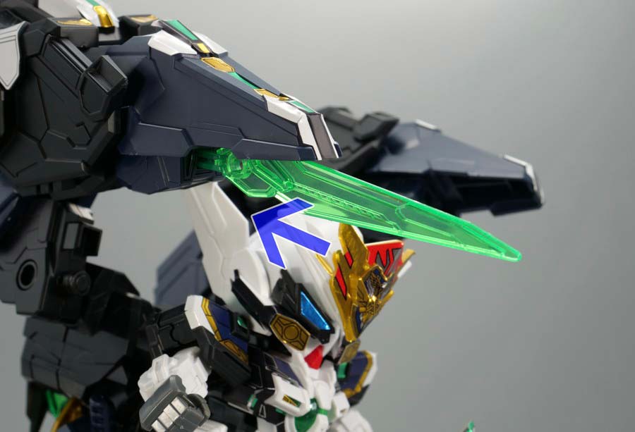 GFガンダムアストレア タイプ-Bのガンプラレビュー画像です