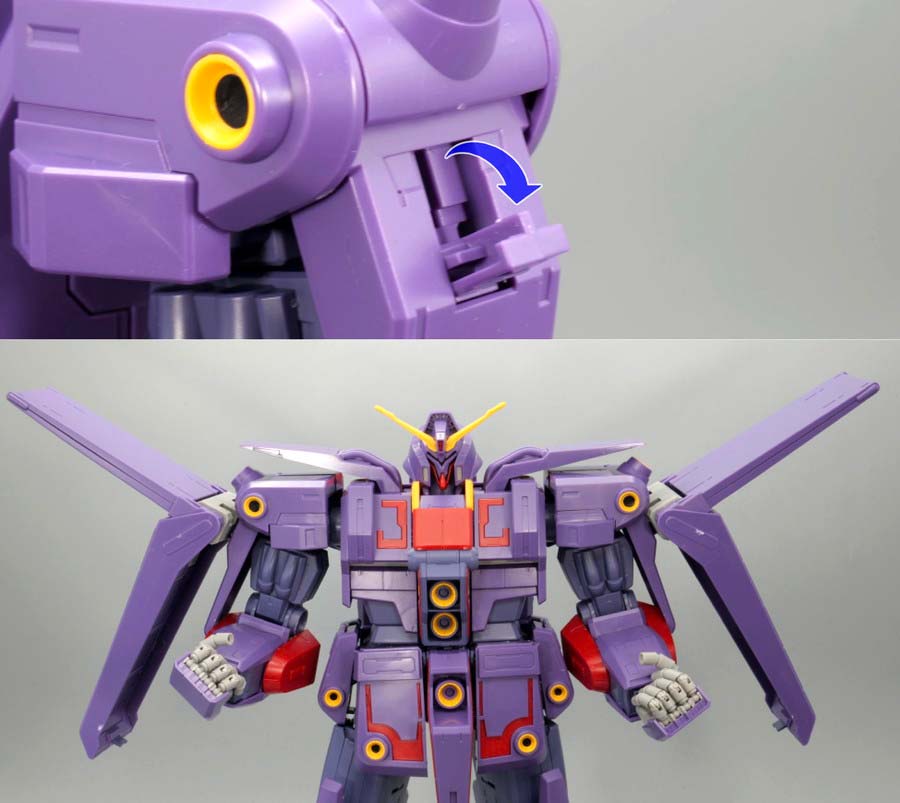 HGサイコガンダムMk-II（マークツー）のガンプラレビュー画像です
