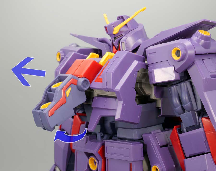 HGサイコガンダムMk-II（マークツー）のガンプラレビュー画像です
