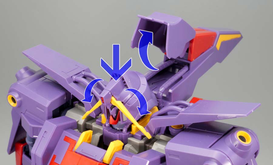 HGサイコガンダムMk-II（マークツー）のガンプラレビュー画像です