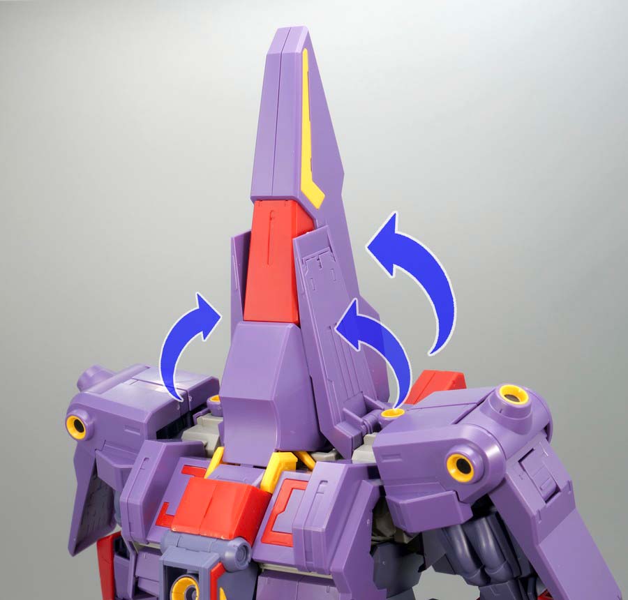 HGサイコガンダムMk-II（マークツー）のガンプラレビュー画像です