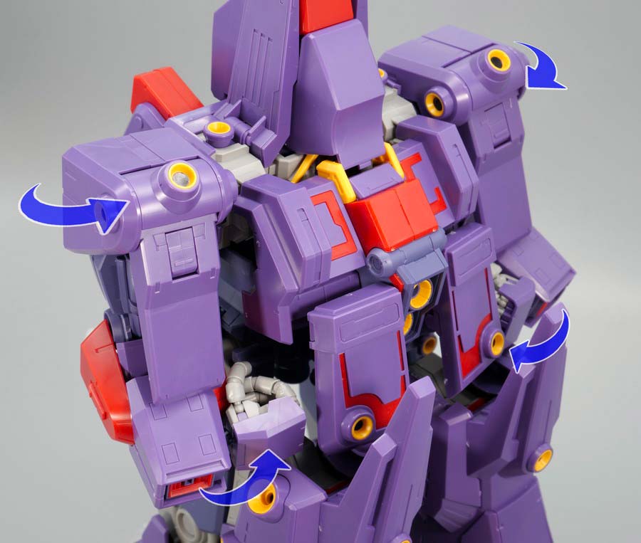 HGサイコガンダムMk-II（マークツー）のガンプラレビュー画像です