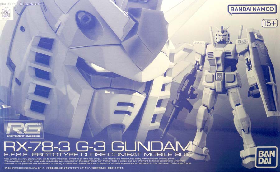 RG G-3ガンダムのガンプラレビュー画像です