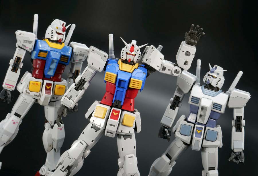 RG G-3ガンダムのガンプラレビュー画像です