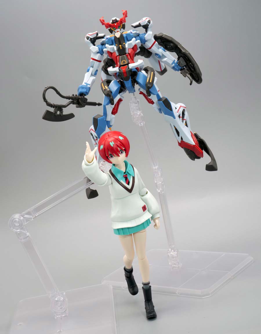 フィギュアライズスタンダード アマテ・ユズリハ（マチュ）のガンプラレビュー画像です