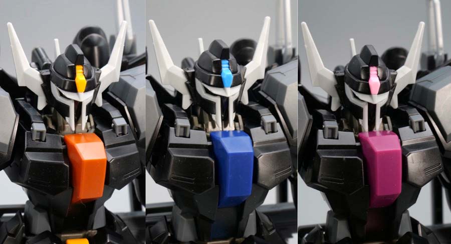 HGブラックナイトスコードルドラ リデラード機&ダニエル機&リュー機 セットのガンプラレビュー画像です