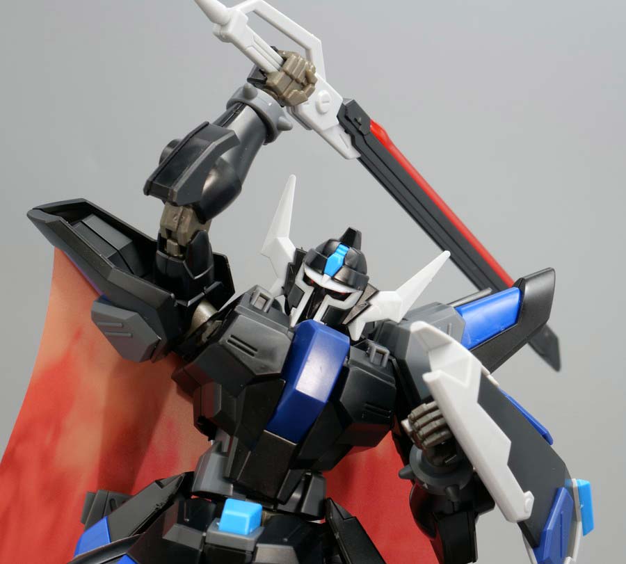 HGブラックナイトスコードルドラ リデラード機&ダニエル機&リュー機 セットのガンプラレビュー画像です