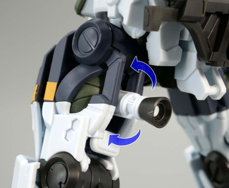 HGゲルググ ボカタ機のガンプラレビュー画像です