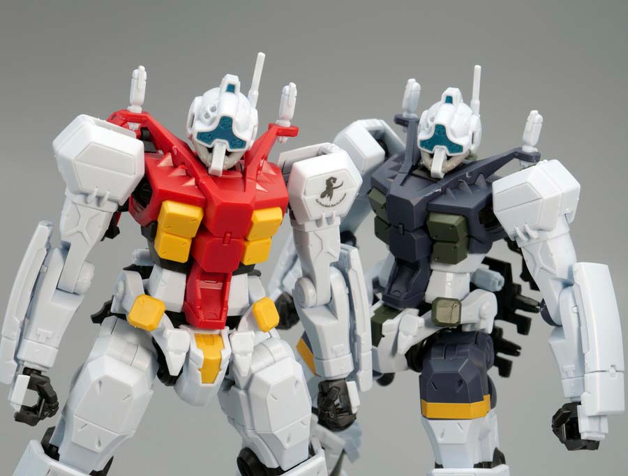 HGゲルググ スガイ機とボカタ機のガンプラ画像です
