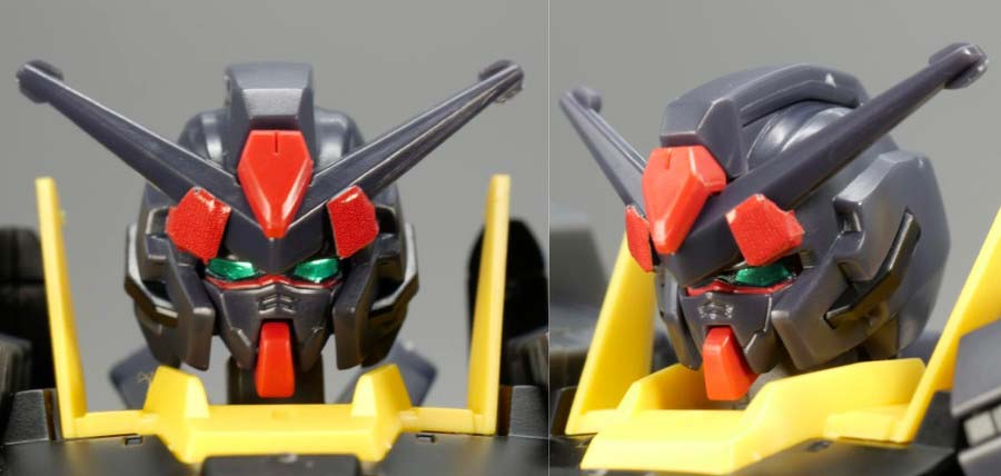 HGガンダムプルトーネブラックのガンプラレビュー画像です