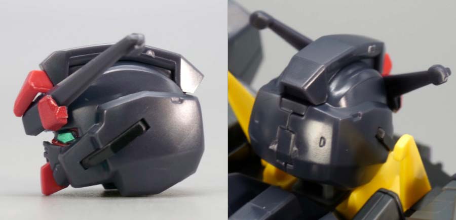 HGガンダムプルトーネブラックのガンプラレビュー画像です