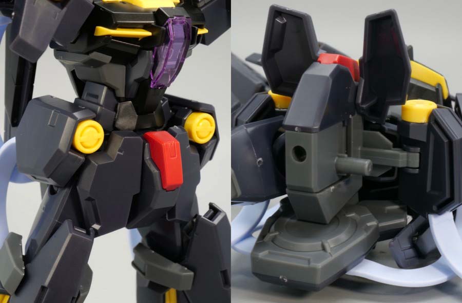 HGガンダムプルトーネブラックのガンプラレビュー画像です
