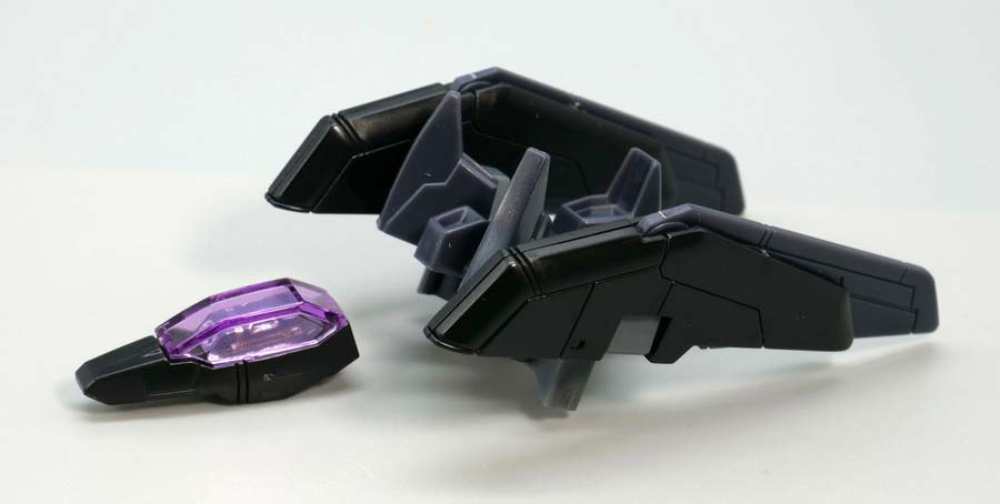 HGガンダムプルトーネブラックのガンプラレビュー画像です