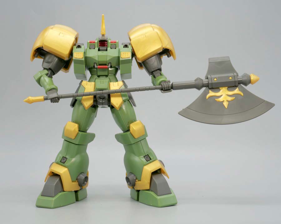 HGレオンのガンプラレビュー画像です