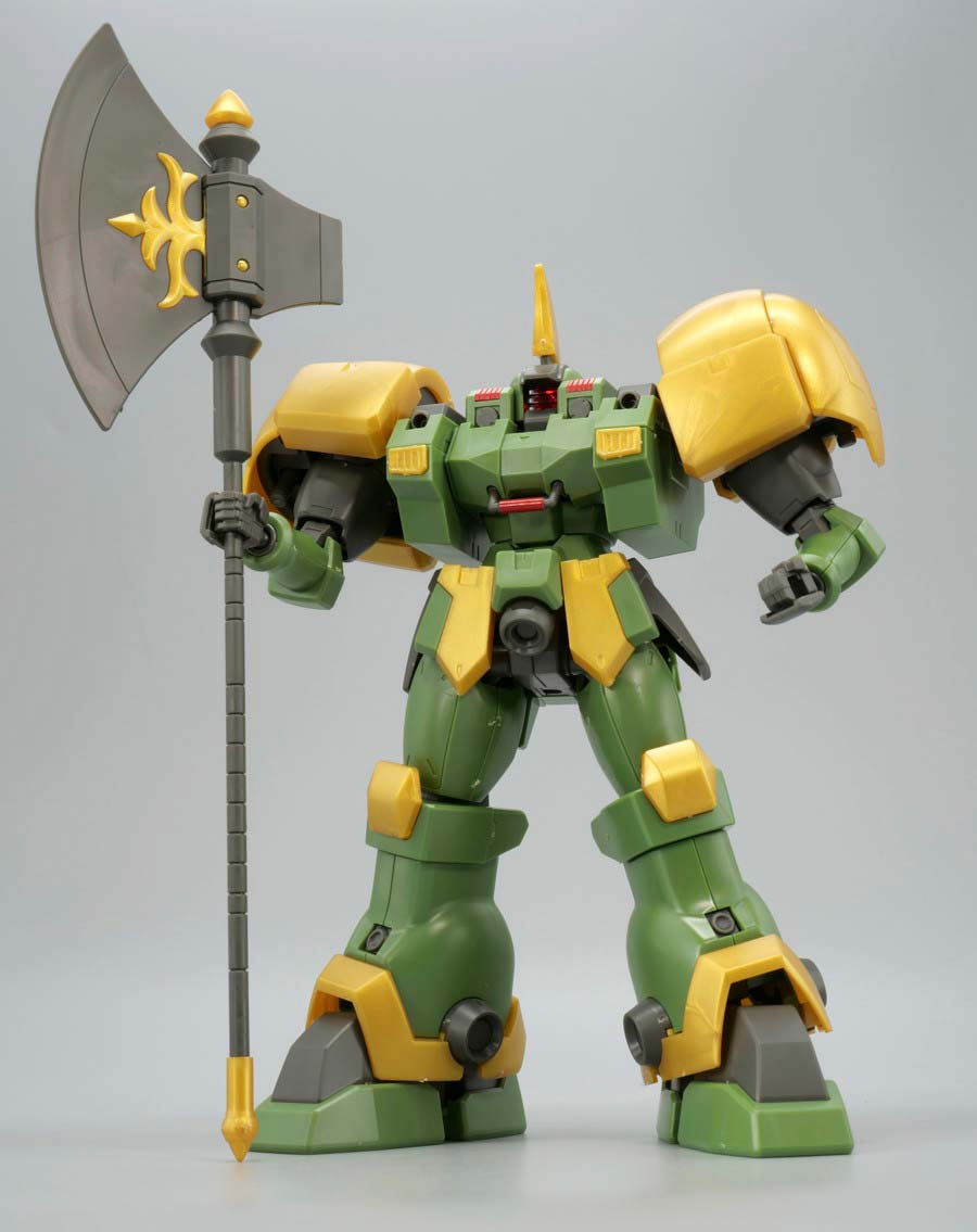 HGレオンのガンプラレビュー画像です
