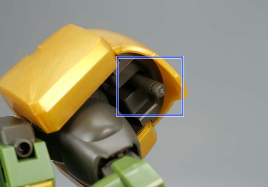 HGレオンのガンプラレビュー画像です