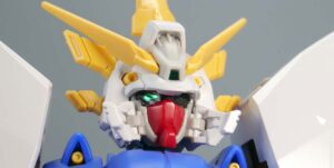 RGシャイニングガンダムのガンプラレビュー画像です