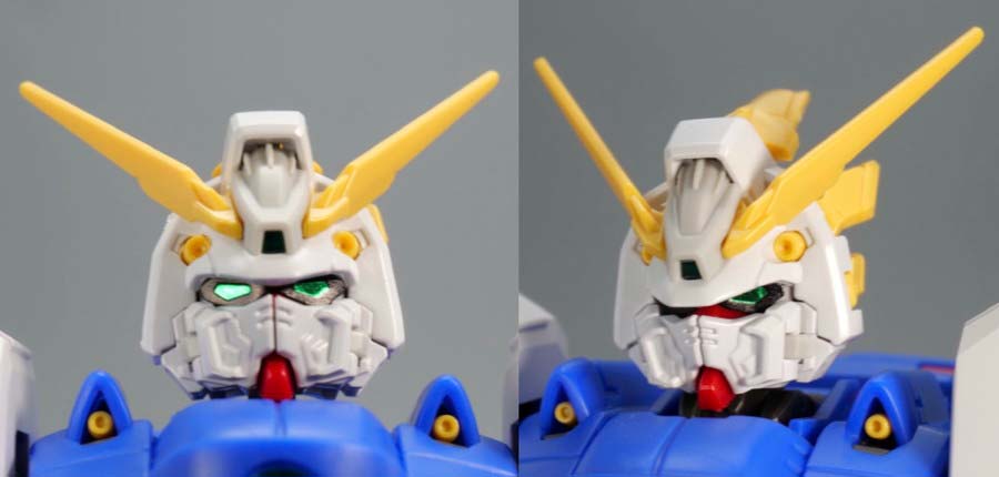 RGシャイニングガンダムのガンプラレビュー画像です
