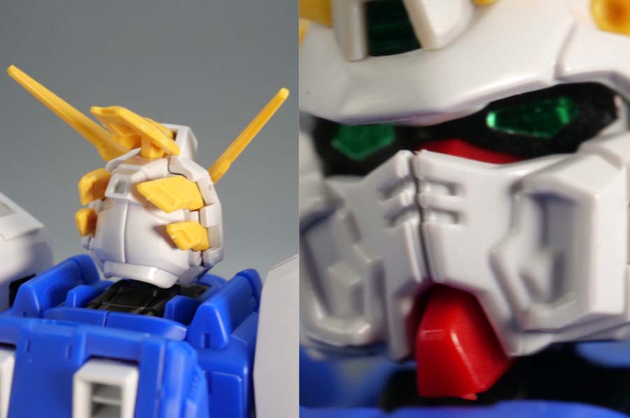 RGシャイニングガンダムのガンプラレビュー画像です