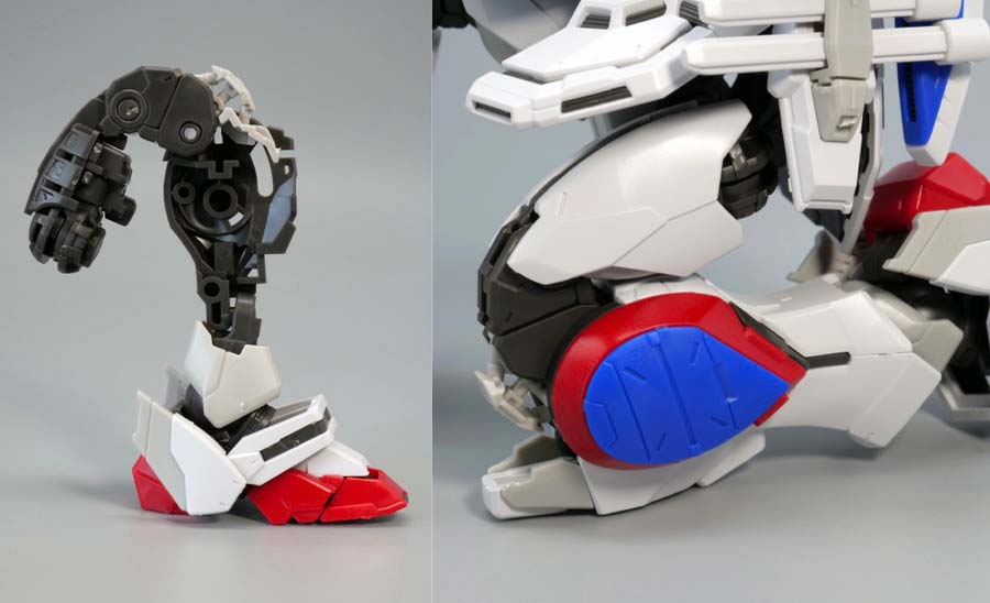 RGシャイニングガンダムのガンプラレビュー画像です