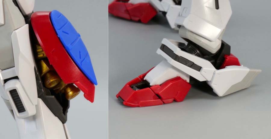 RGシャイニングガンダム スーパーモードのガンプラレビュー画像です