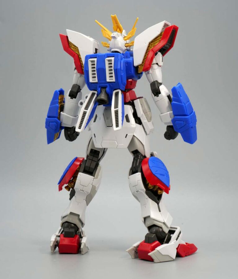 RG ゴッドガンダム,シャイニングガンダム完成品 レビュー]RG
