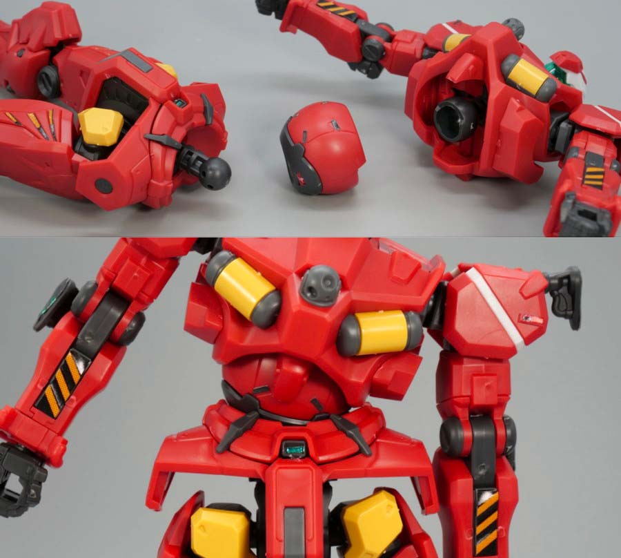 HG軽キャノンのガンプラレビュー画像です