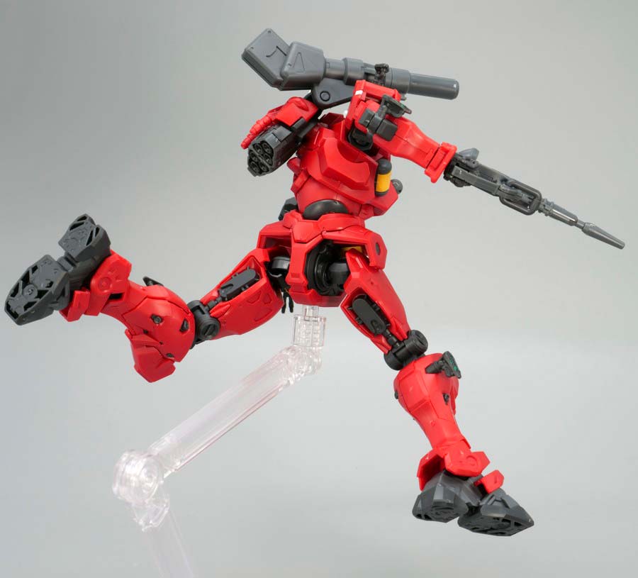HG軽キャノンのガンプラレビュー画像です