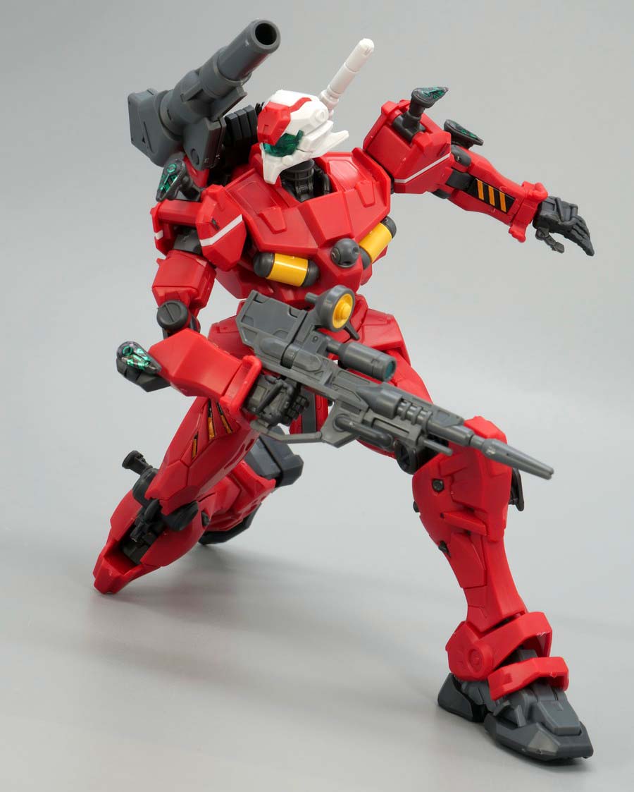 HG軽キャノンのガンプラレビュー画像です