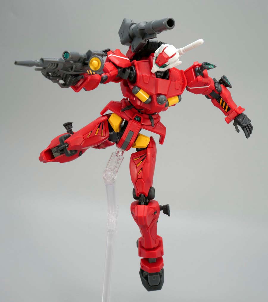HG軽キャノンのガンプラレビュー画像です