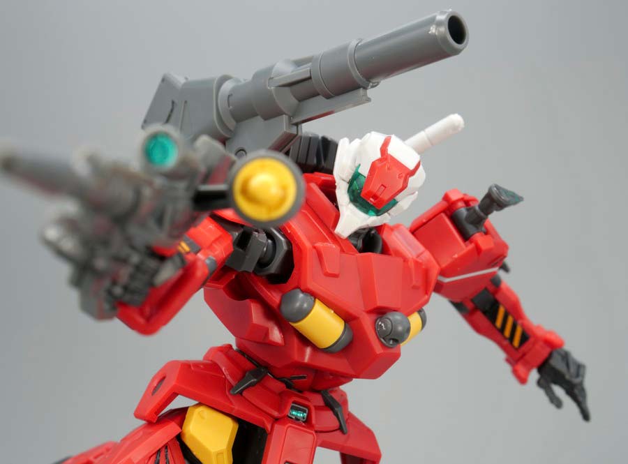 HG軽キャノンのガンプラレビュー画像です