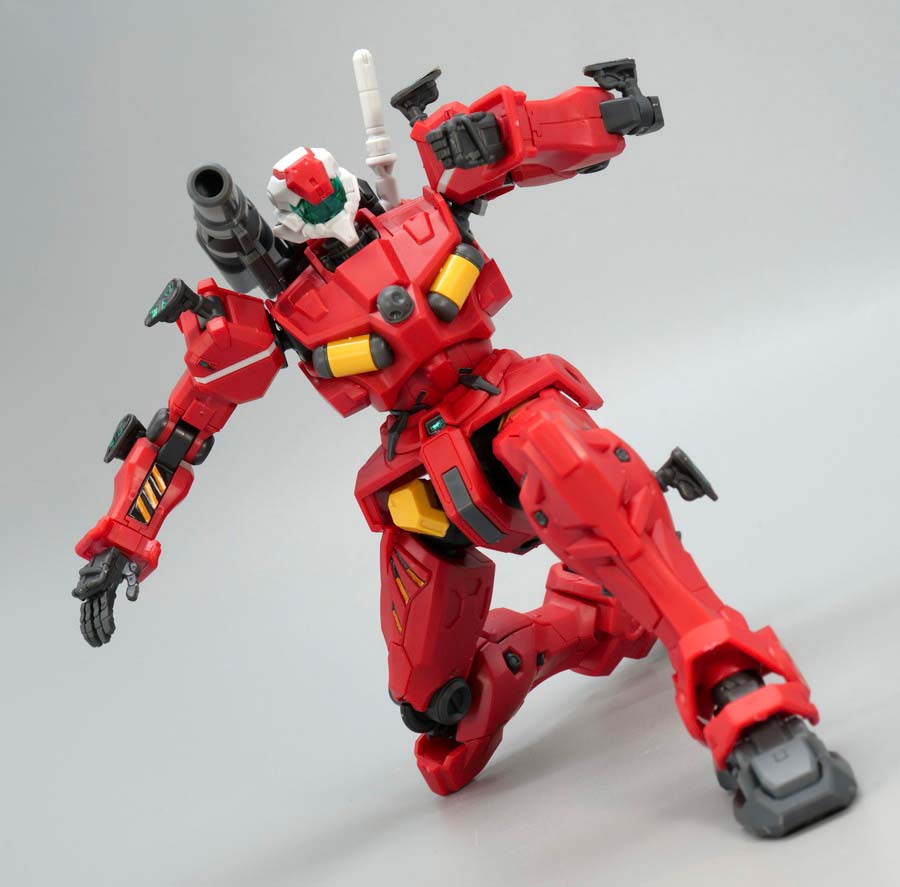 HG軽キャノンのガンプラレビュー画像です