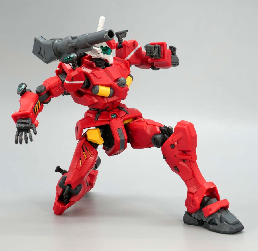 HG軽キャノンのガンプラレビュー画像です