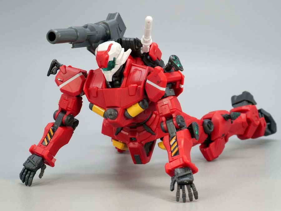 HG軽キャノンのガンプラレビュー画像です