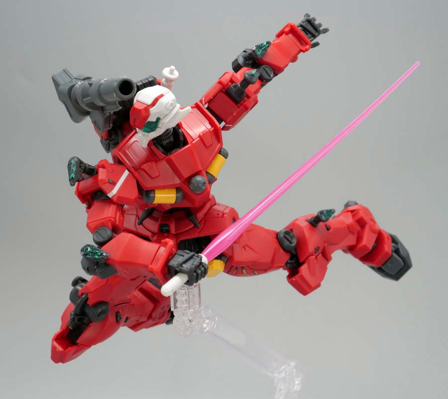 HG軽キャノンのガンプラレビュー画像です