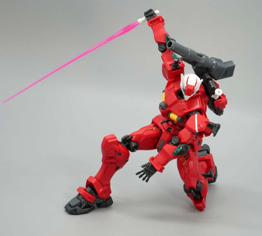 HG軽キャノンのガンプラレビュー画像です