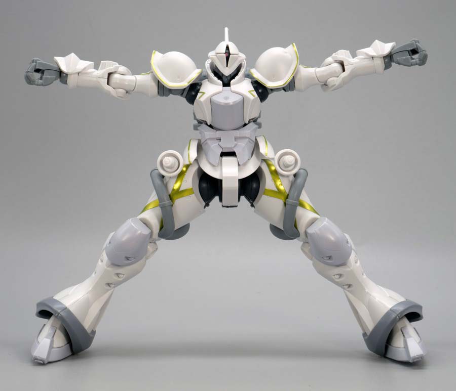 HGエグザベ専用ギャン（ハクジ装備）のガンプラレビュー画像です