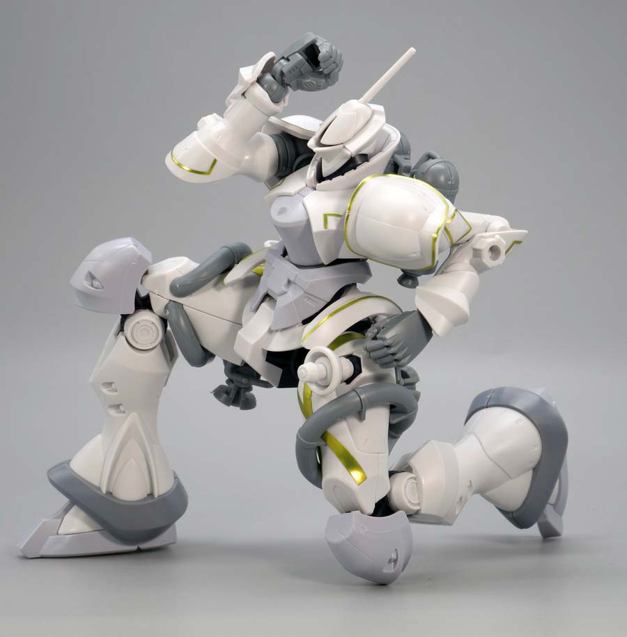 HGエグザベ専用ギャン（ハクジ装備）のガンプラレビュー画像です