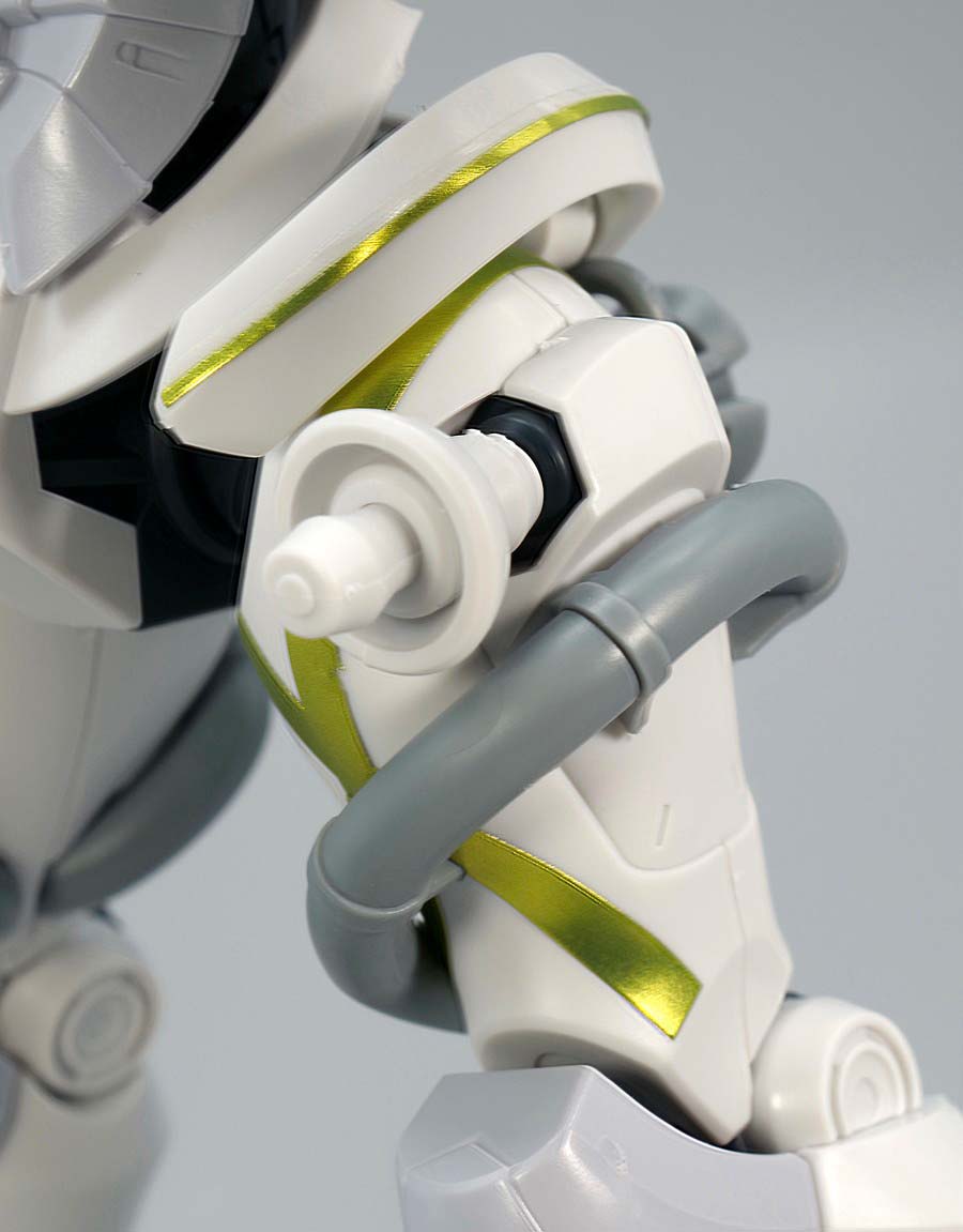 HGエグザベ専用ギャン（ハクジ装備）のガンプラレビュー画像です