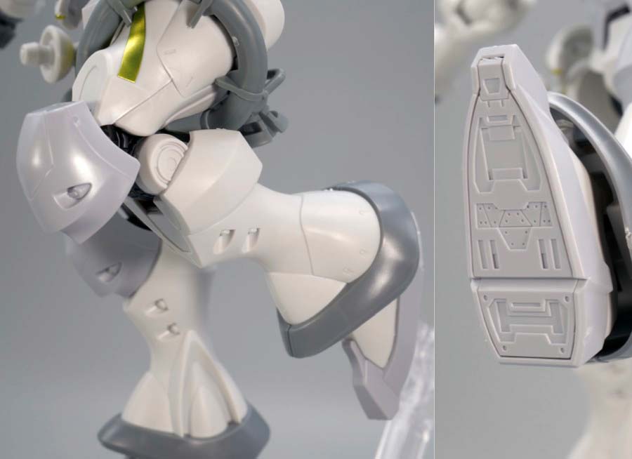 HGエグザベ専用ギャン（ハクジ装備）のガンプラレビュー画像です