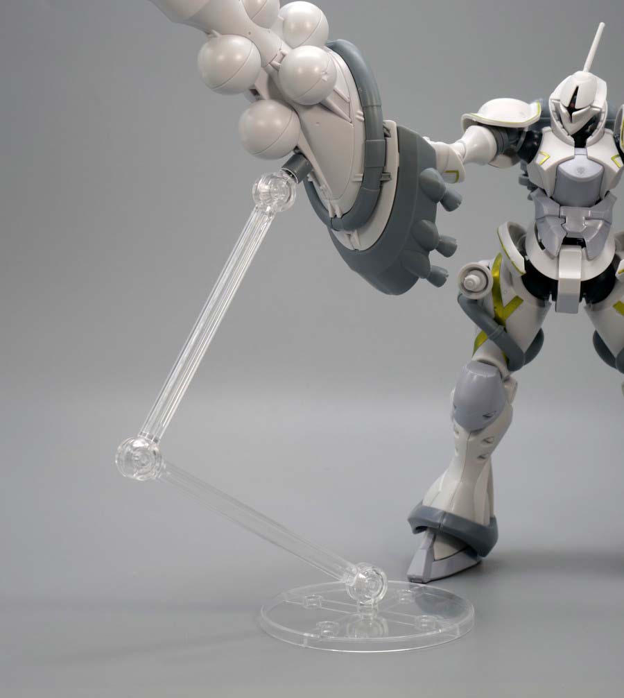 HGエグザベ専用ギャン（ハクジ装備）のガンプラレビュー画像です