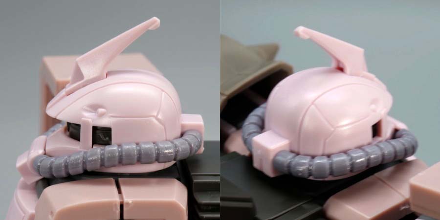 HGザク・デザートタイプ ピンクパンサー隊機のガンプラレビュー画像です