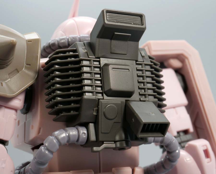 HGザク・デザートタイプ ピンクパンサー隊機のガンプラレビュー画像です