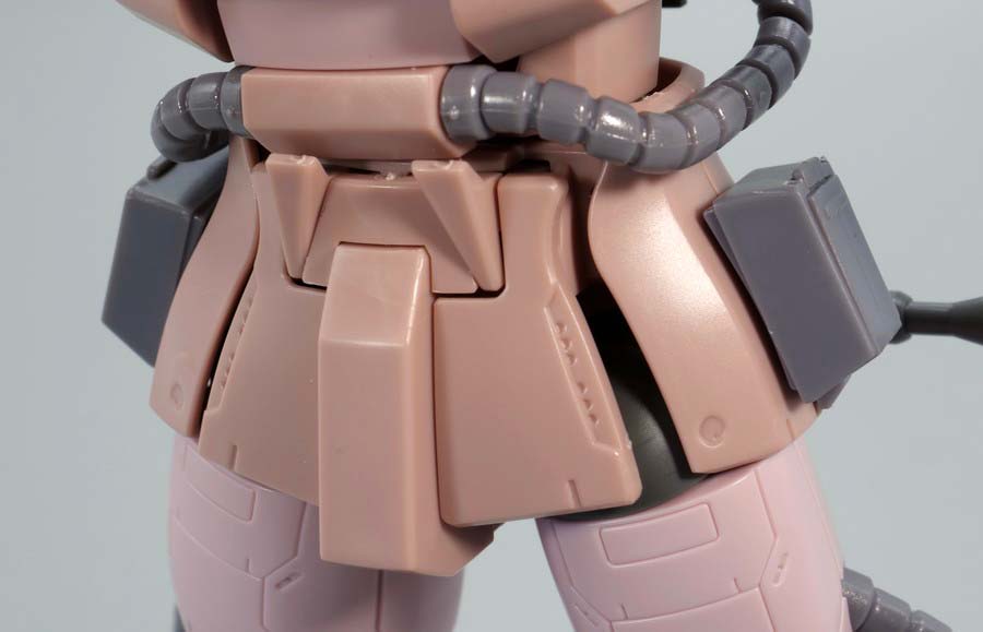 HGザク・デザートタイプ ピンクパンサー隊機のガンプラレビュー画像です