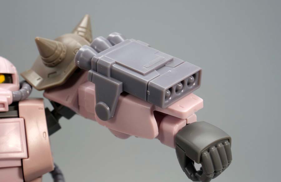 HGザク・デザートタイプ ピンクパンサー隊機のガンプラレビュー画像です