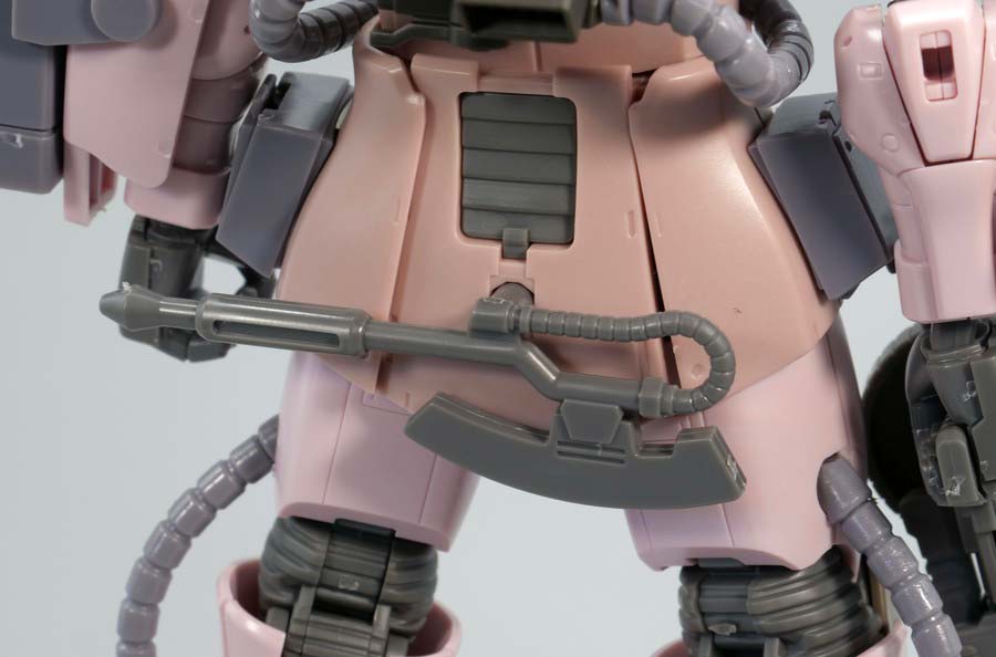 HGザク・デザートタイプ ピンクパンサー隊機のガンプラレビュー画像です