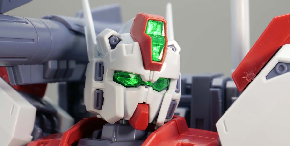 MG F80ガンレイドのガンプラレビュー画像です