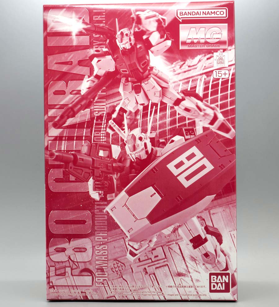 MG F80ガンレイドのガンプラレビュー画像です