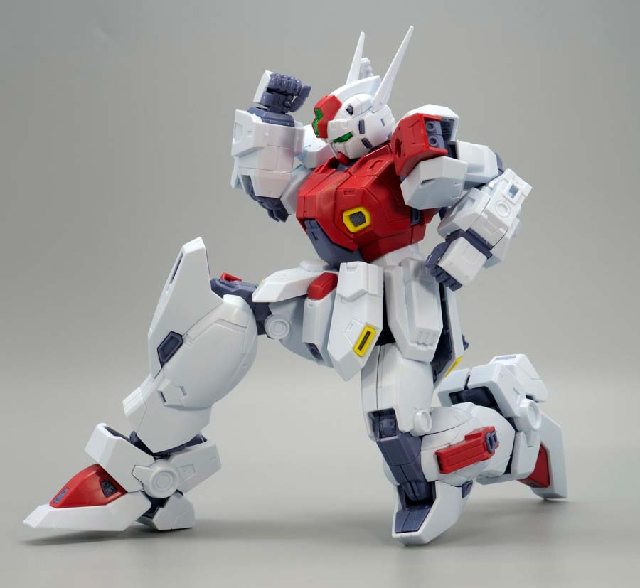 MG F80ガンレイドのガンプラレビュー画像です